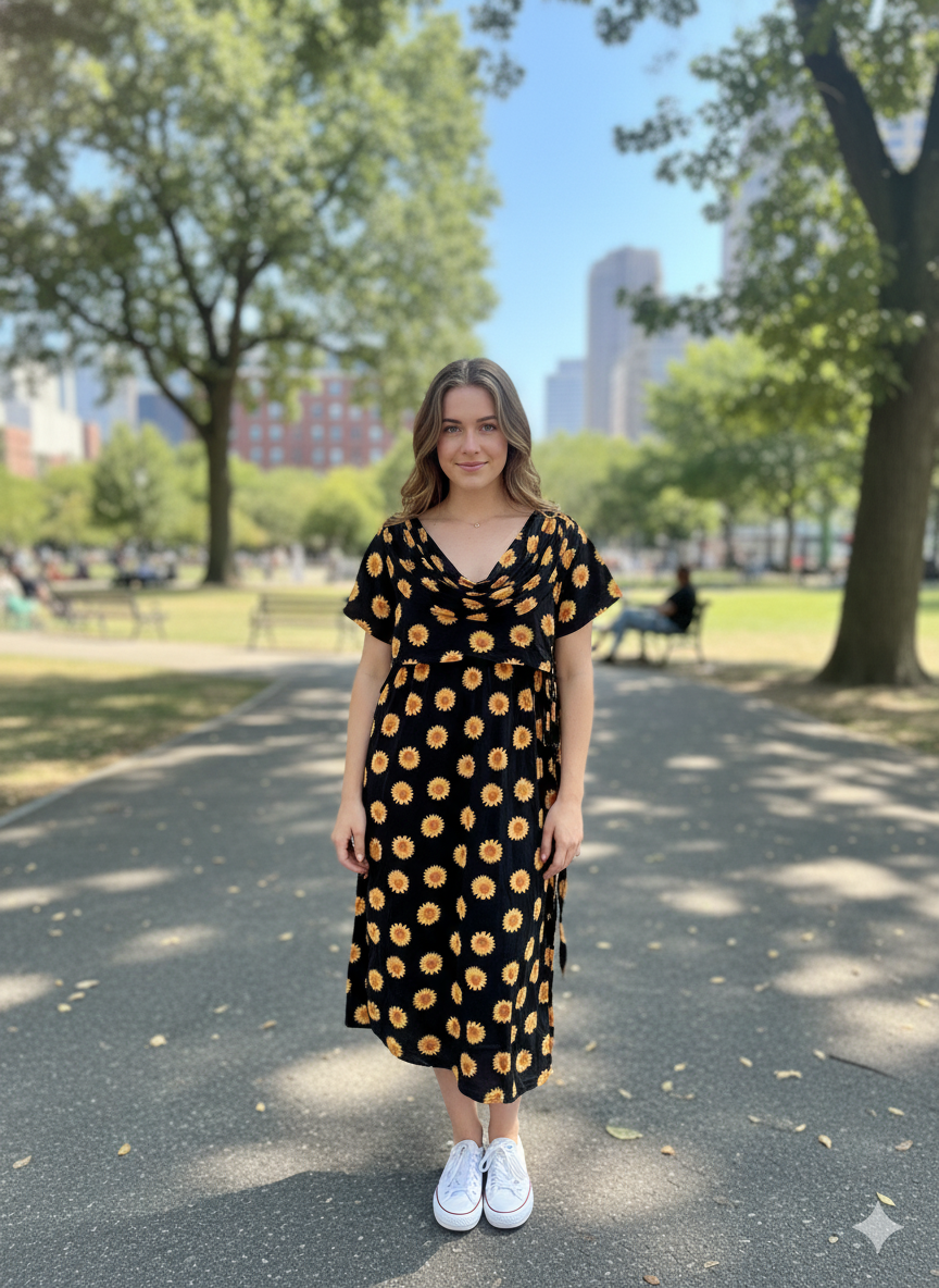 Shawl Type Zipless Maternity Wear Full Length -SZW001