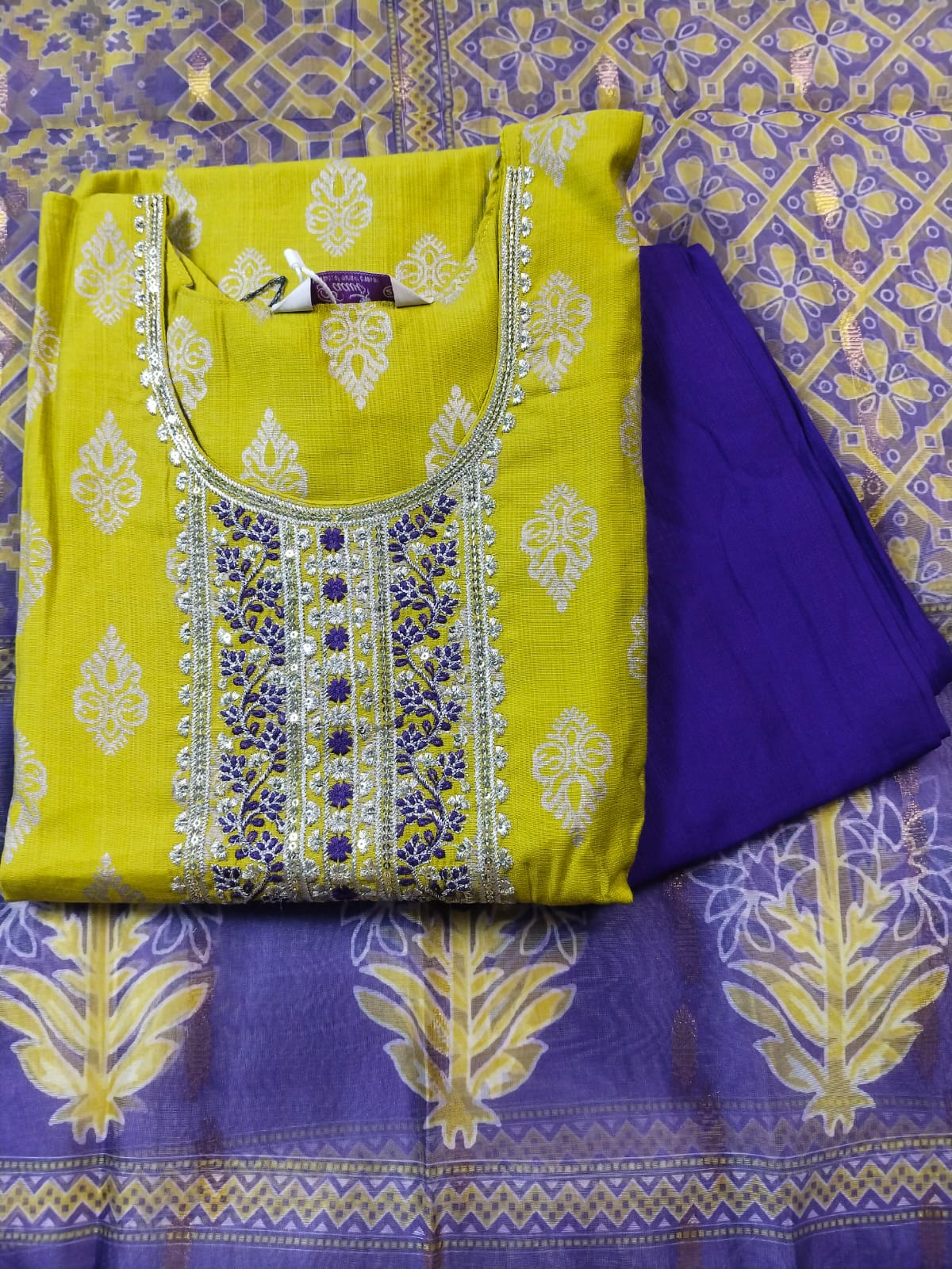 Foil Print Chudidhar-FPC003