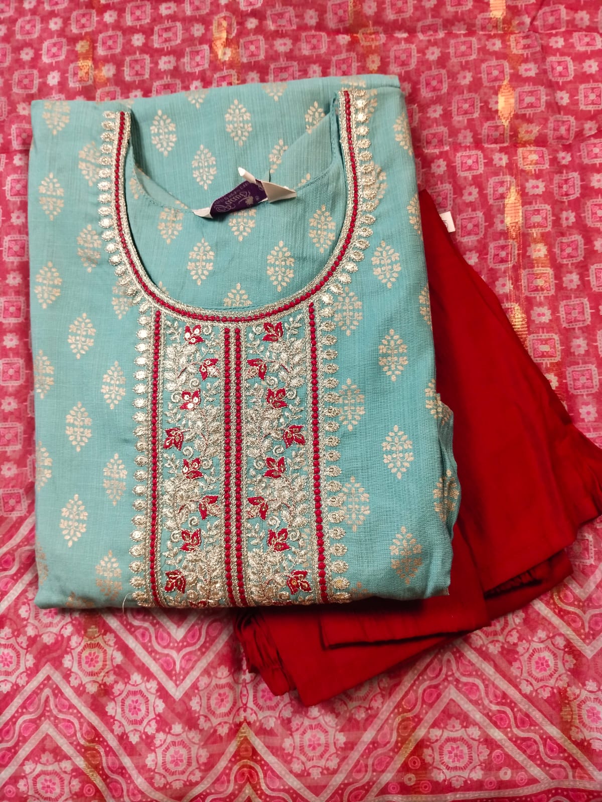 Foil Print Chudidhar-FPC002