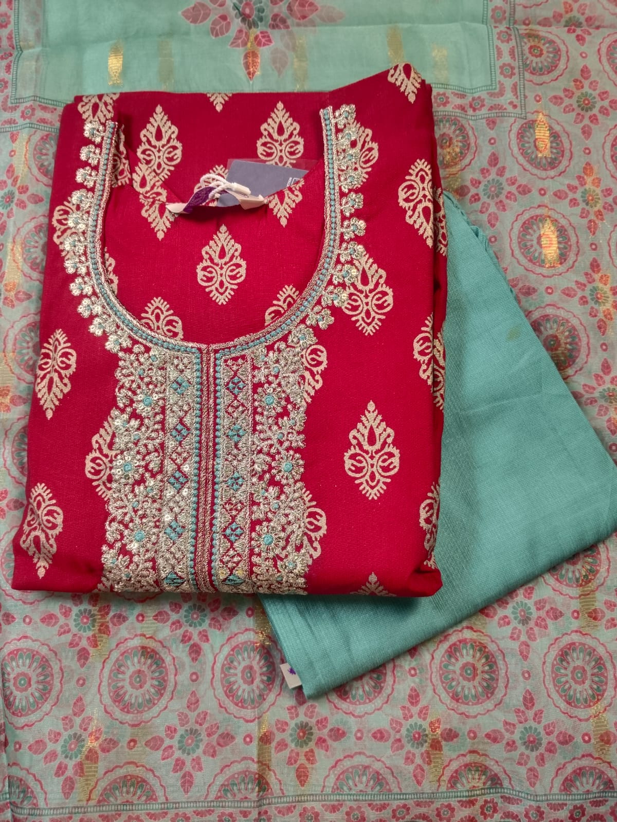 Foil Print Chudidhar-FPC005