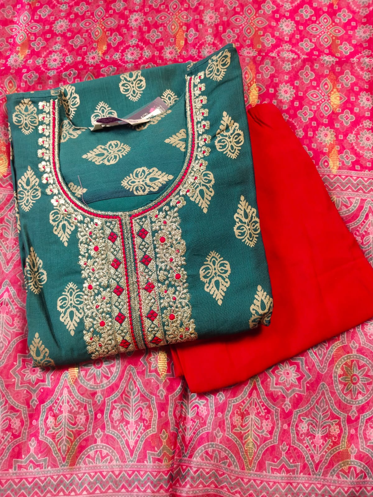 Foil Print Chudidhar-FPC004
