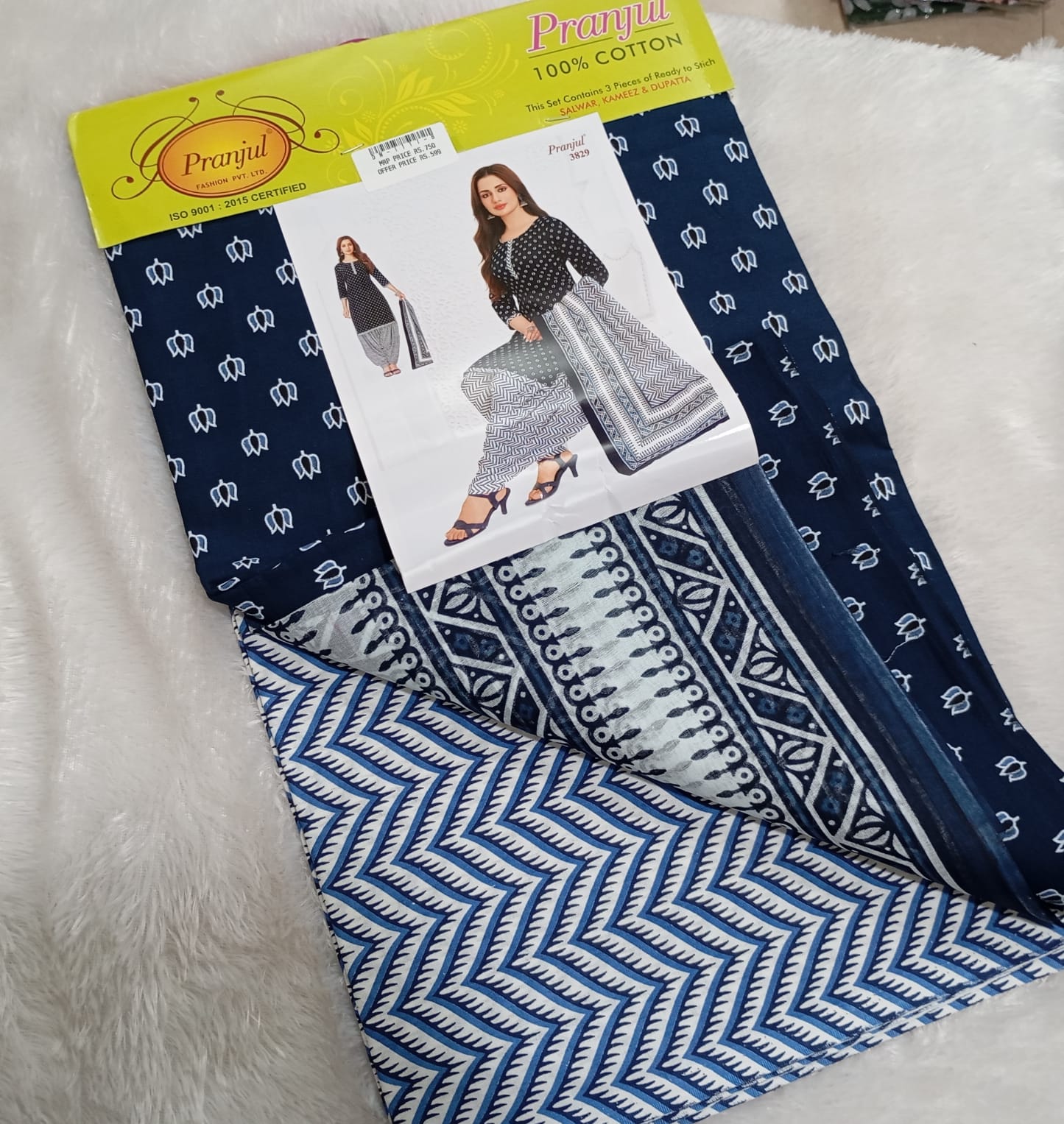 Cotton Chudidhar Material (CCM027)