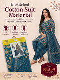 Cotton Chudidhar Material (CCM009)