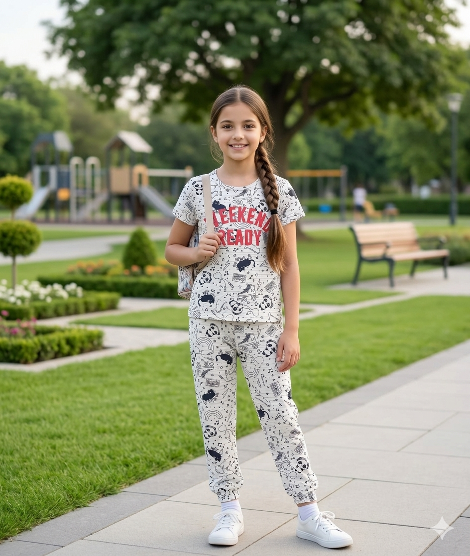 Girls Full Pant 13-14