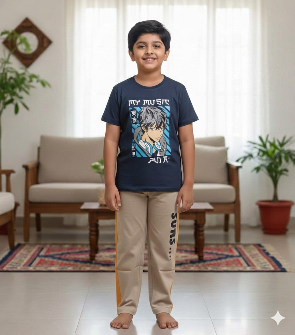 Boys Full Pant 3-4