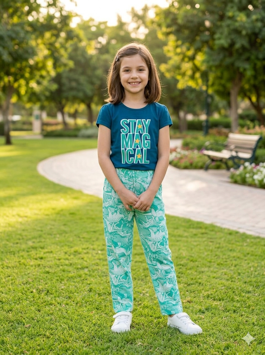 Girls Full Pant 5-6