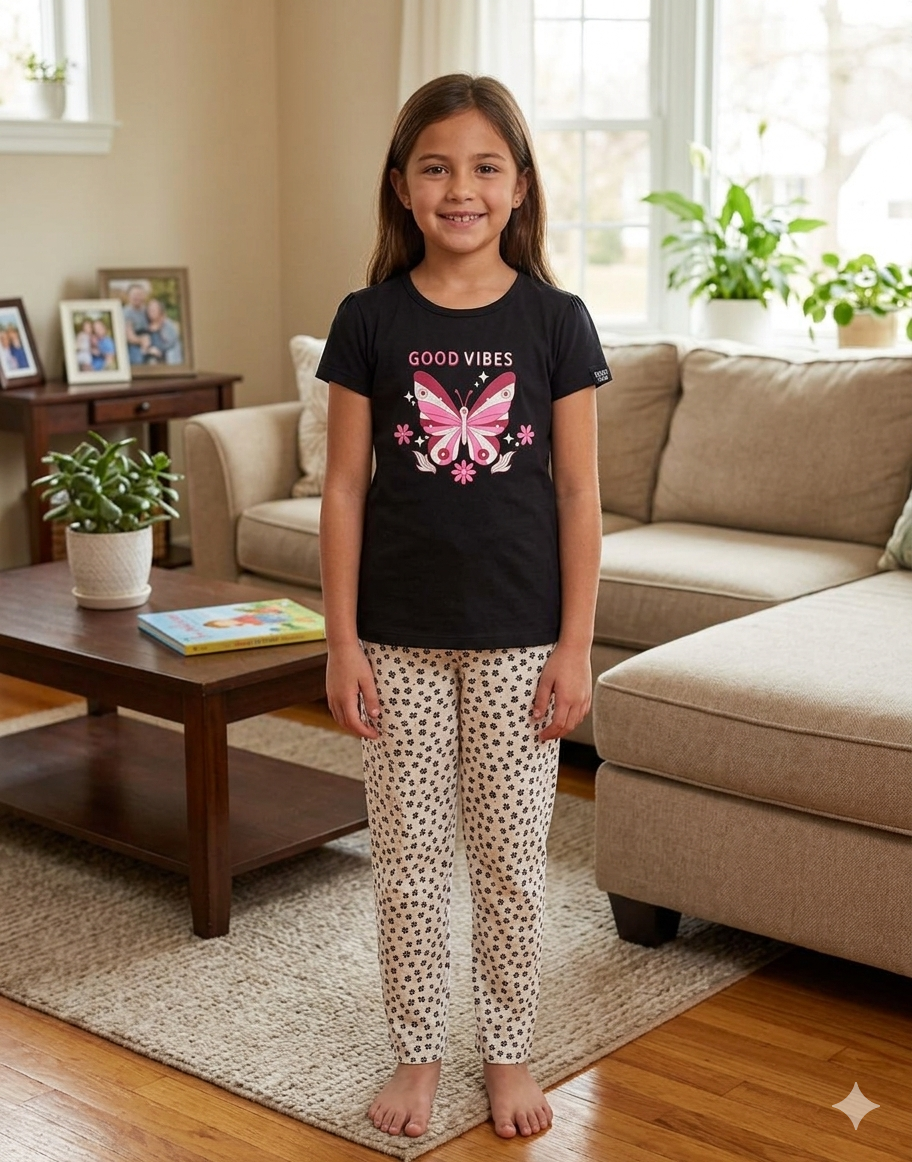 Girls Full Pant 3-4