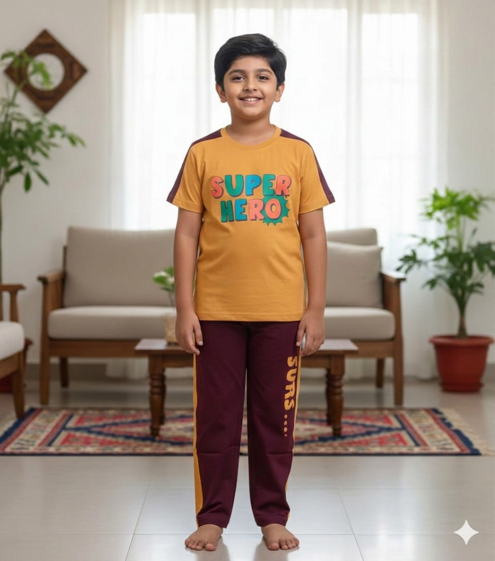 Boys Full Pant 3-4