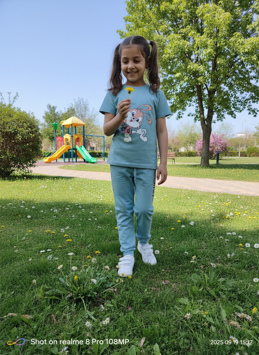 Girls Full Pant (Tensil Fabric)-TF005