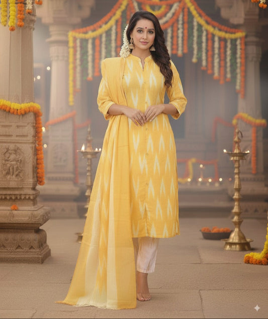 IKKAT Chudidhar Set - IC005