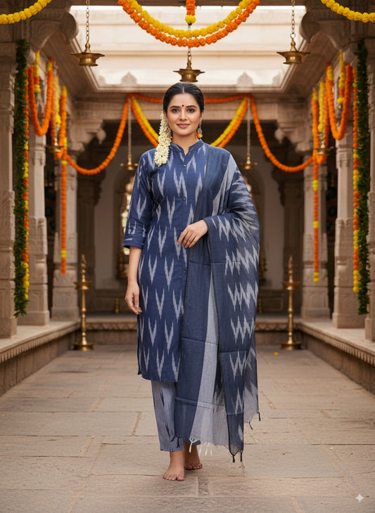 IKKAT Chudidhar Set - IC002