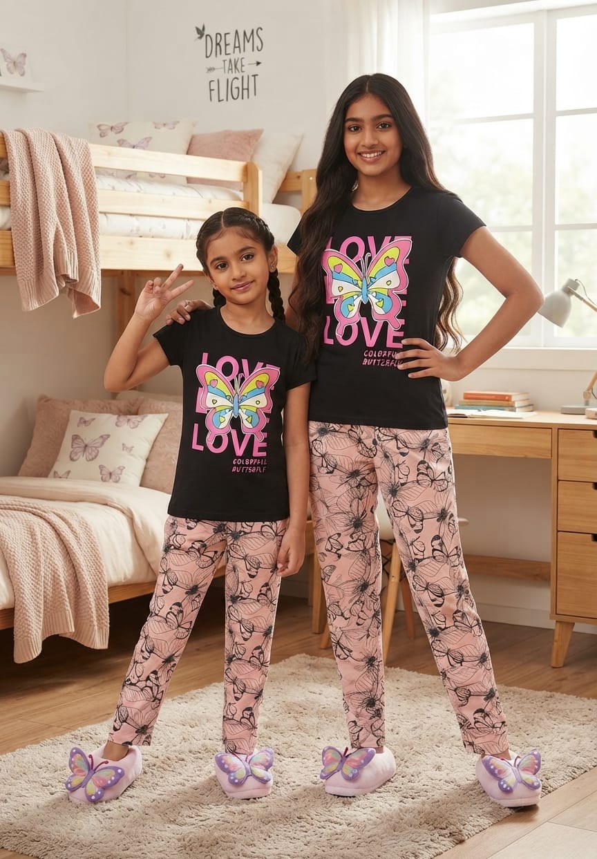Girls Full Pant Set (GFP009)