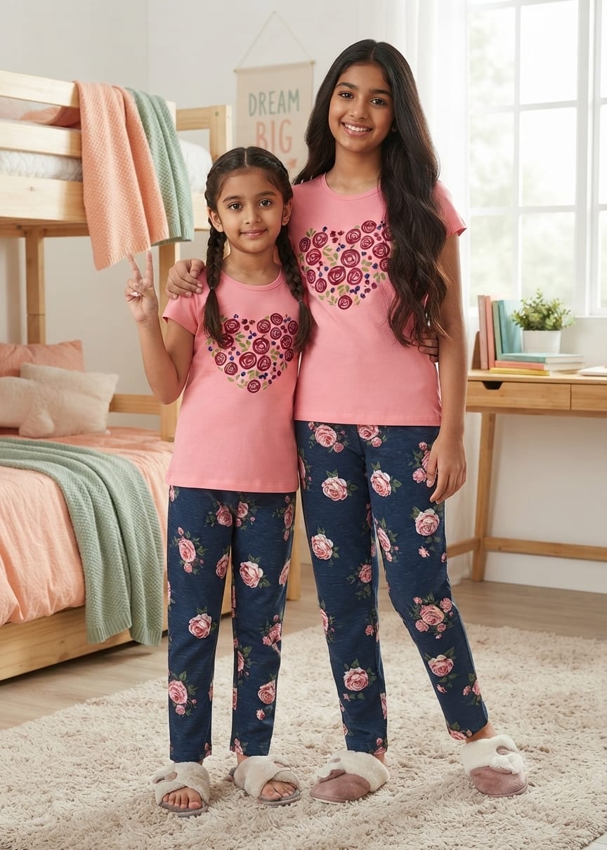 Girls Full Pant Set (GFP012)