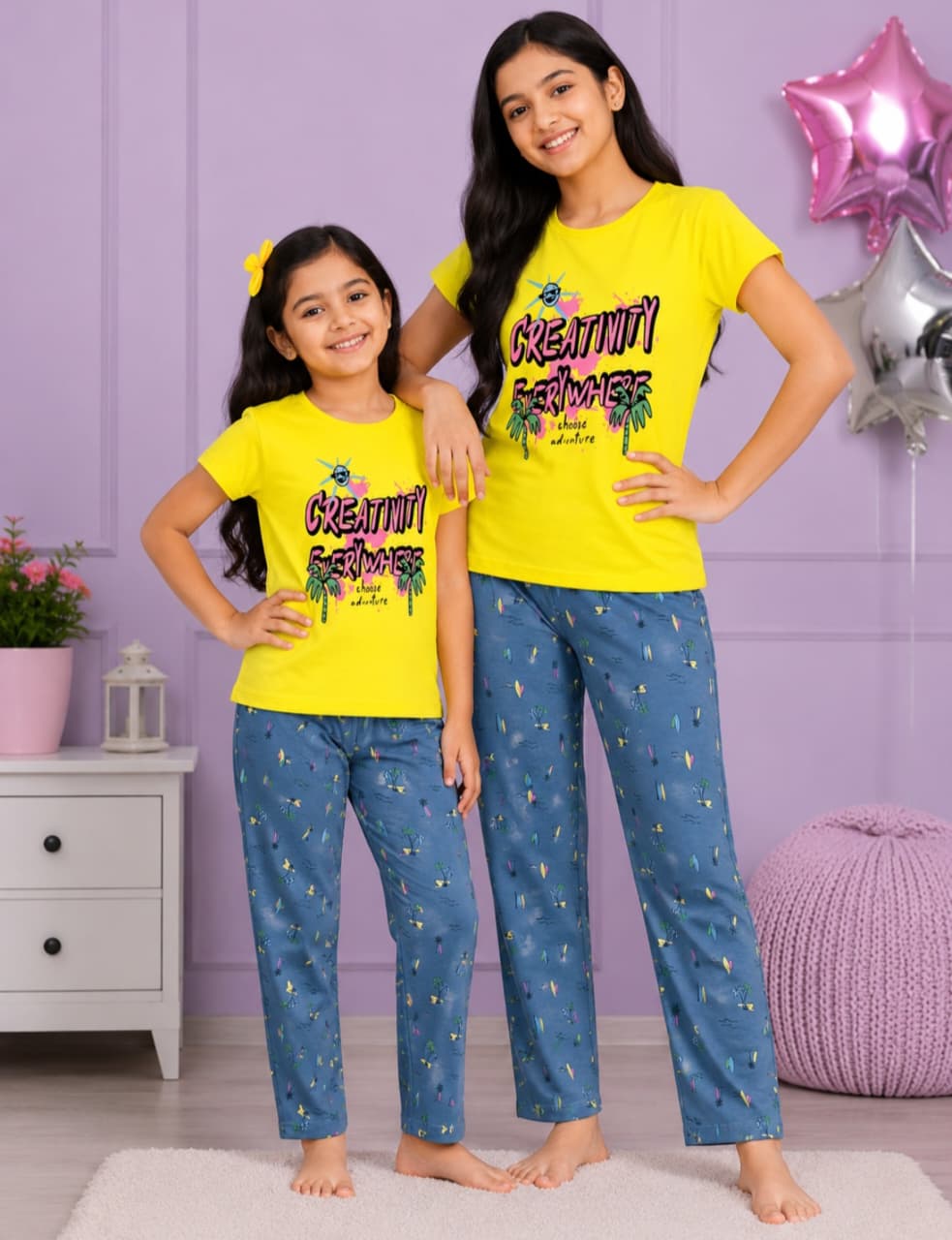 Girls Full Pant Set (GFP003)