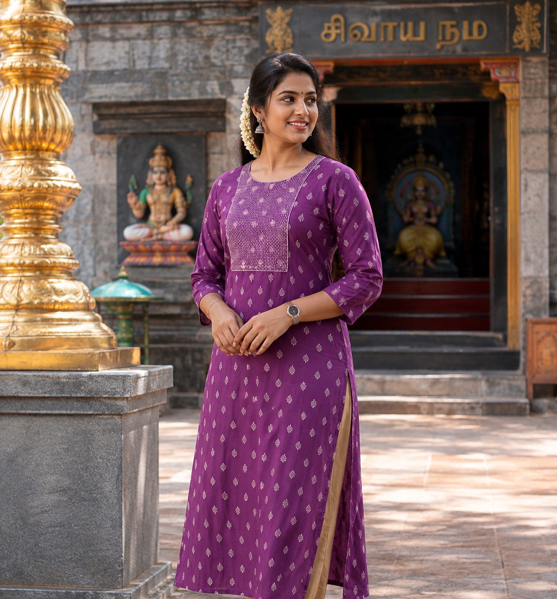 Sidecut Kurti (SCK024)