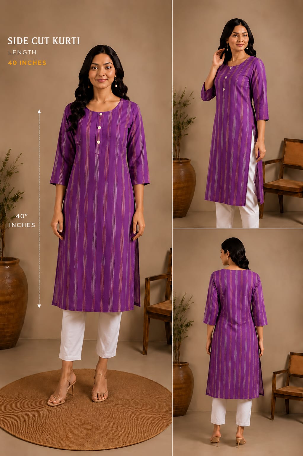 Sidecut Kurti (SCK008)