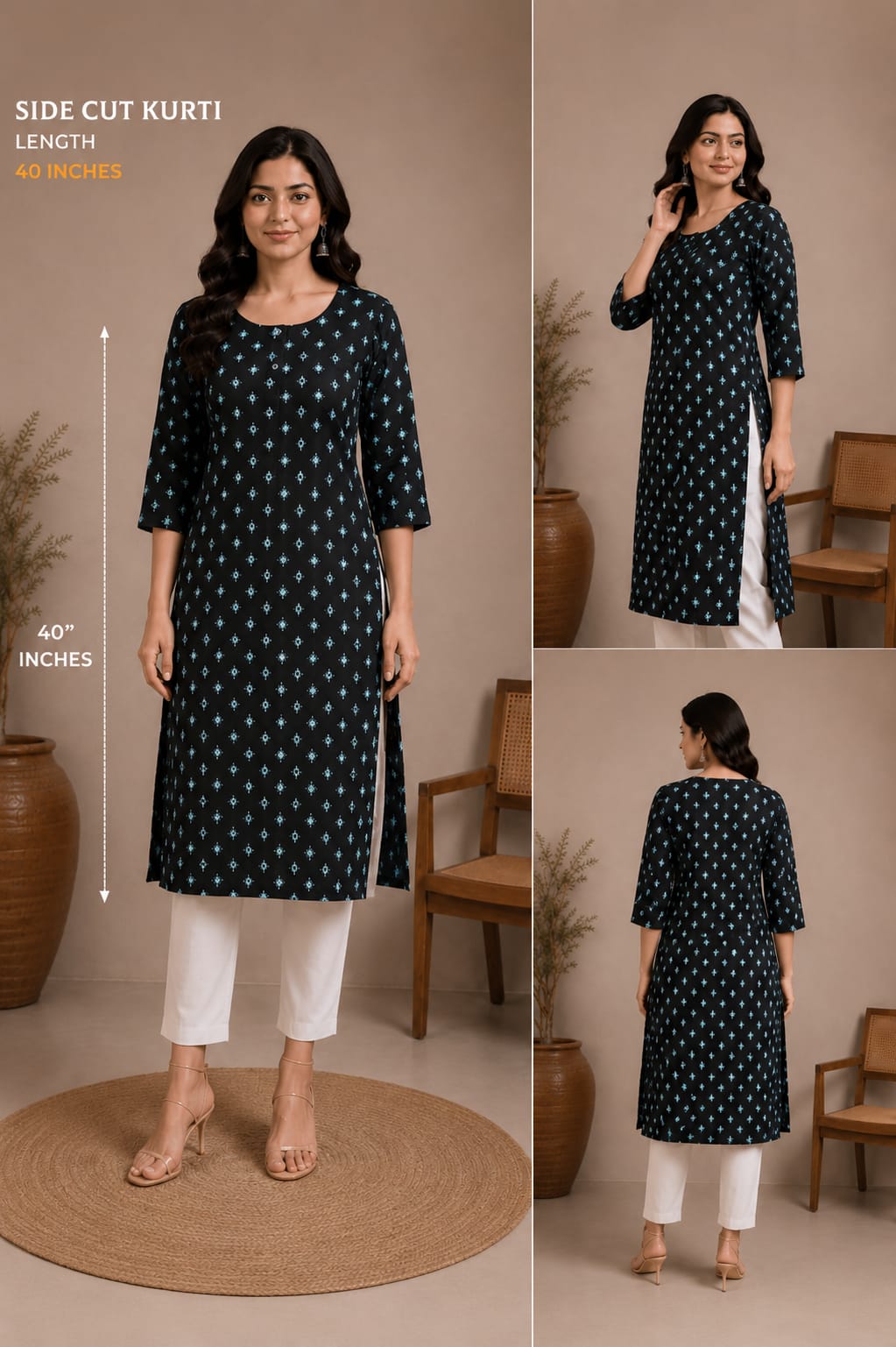 Sidecut Kurti (SCK010)