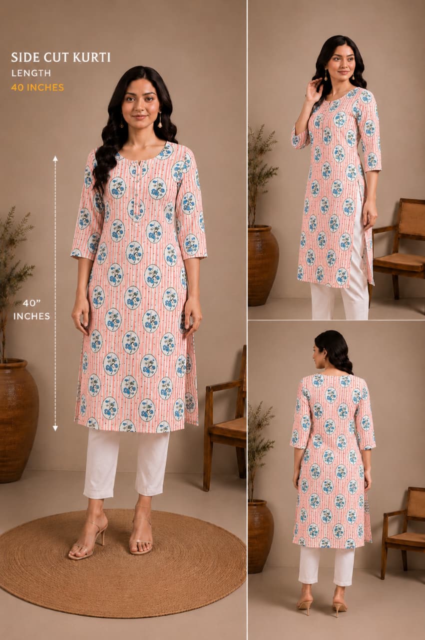 Sidecut Kurti (SCK007)