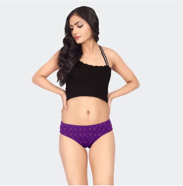 Prithvi Flower Print Panties (Random Colors)