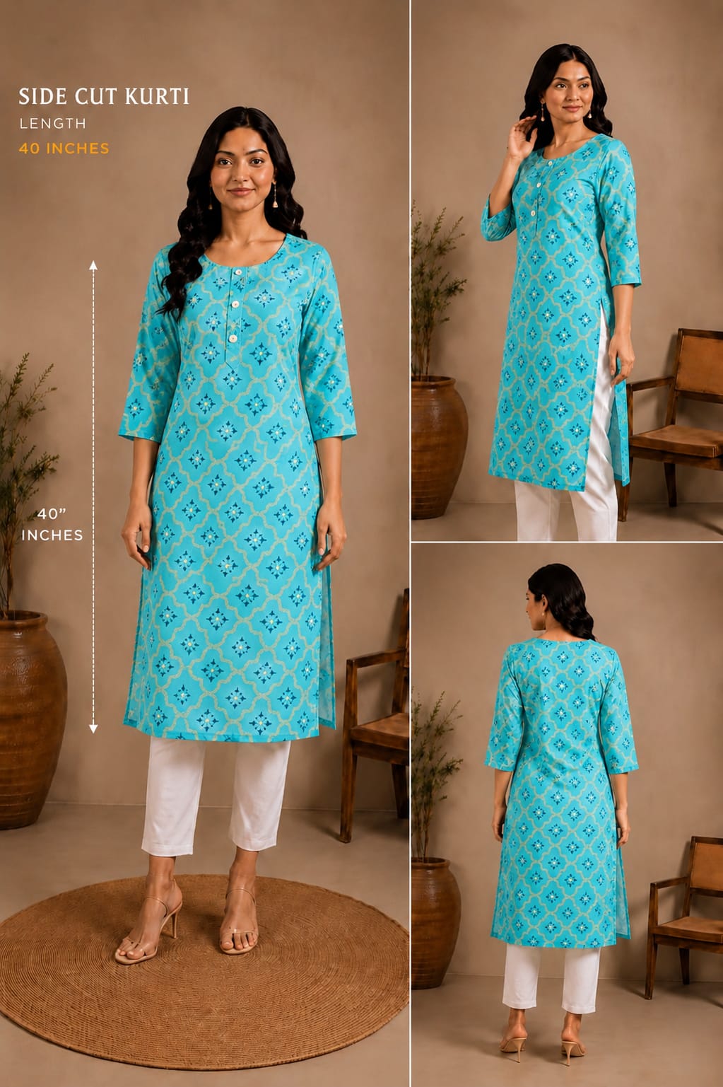 Sidecut Kurti (SCK013)