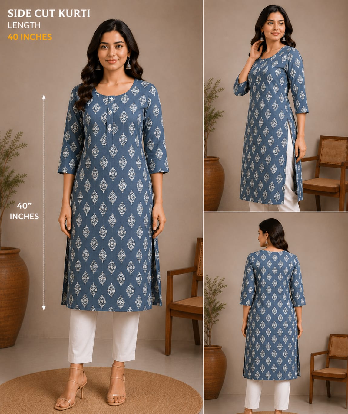 Sidecut Kurti (SCK008)