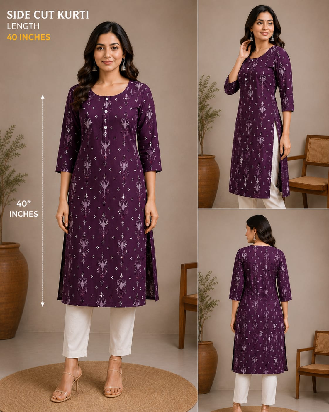 Sidecut Kurti (SCK010)