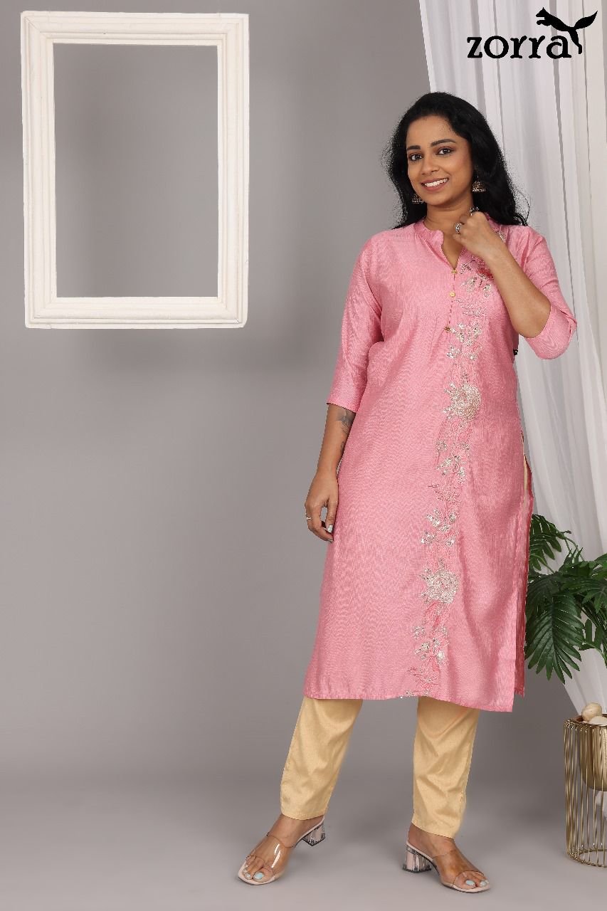 Premium Vatican Silk Kurti Set - VSK008