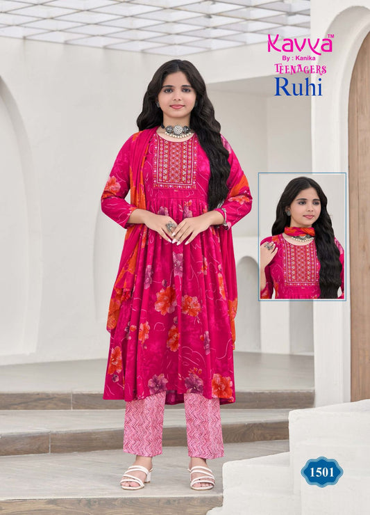 Teen Girls Chudidhar Set - TC0010