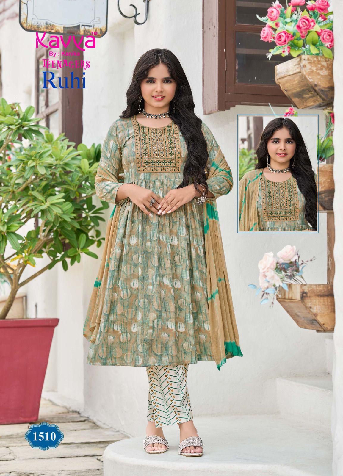 Teen Girls Chudidhar Set - TC002