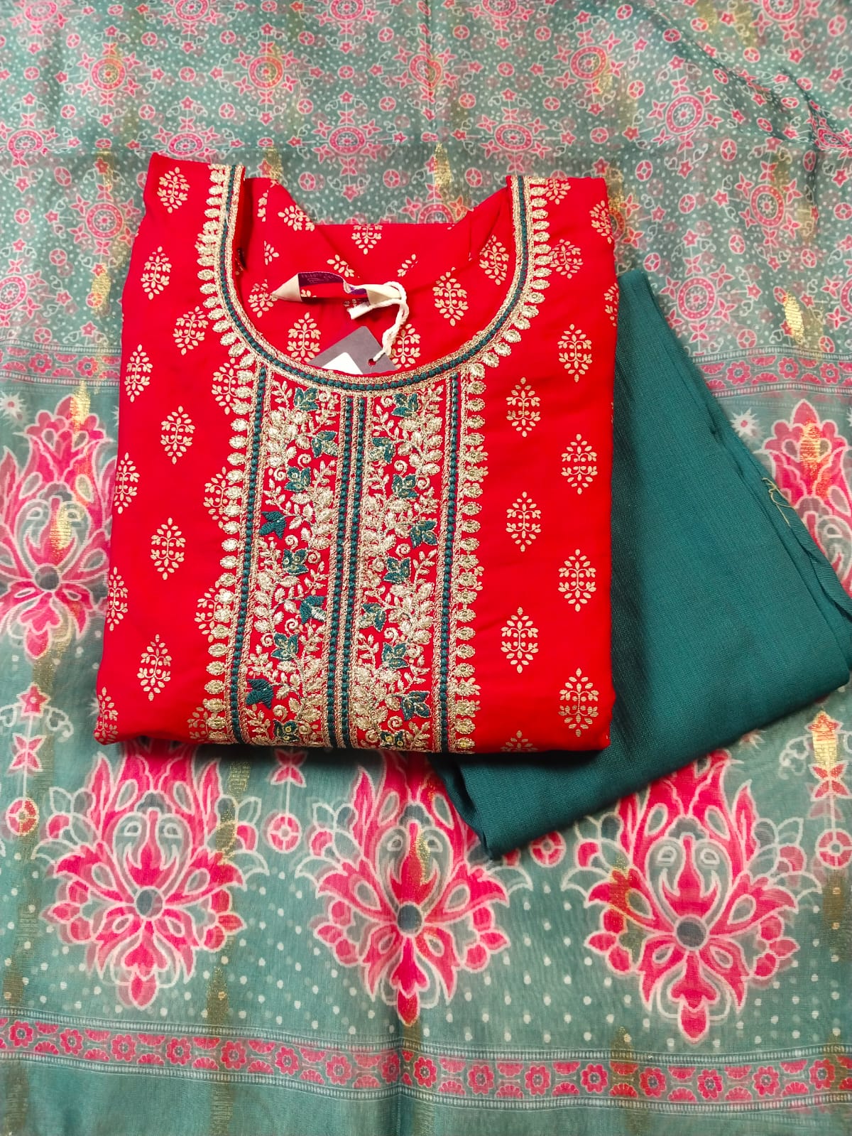 Foil Print Chudidhar-FPC006