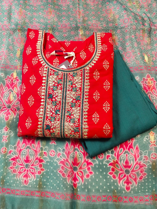 Foil Print Chudidhar-FPC006