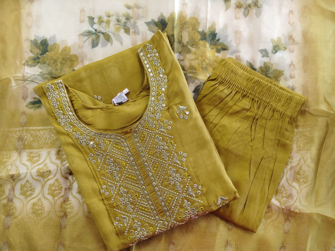 Silk Cotton Chudidhar Set -SCC006