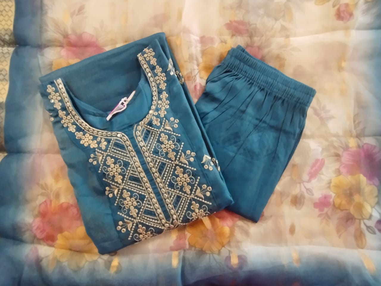 Silk Cotton Chudidhar Set -SCC005