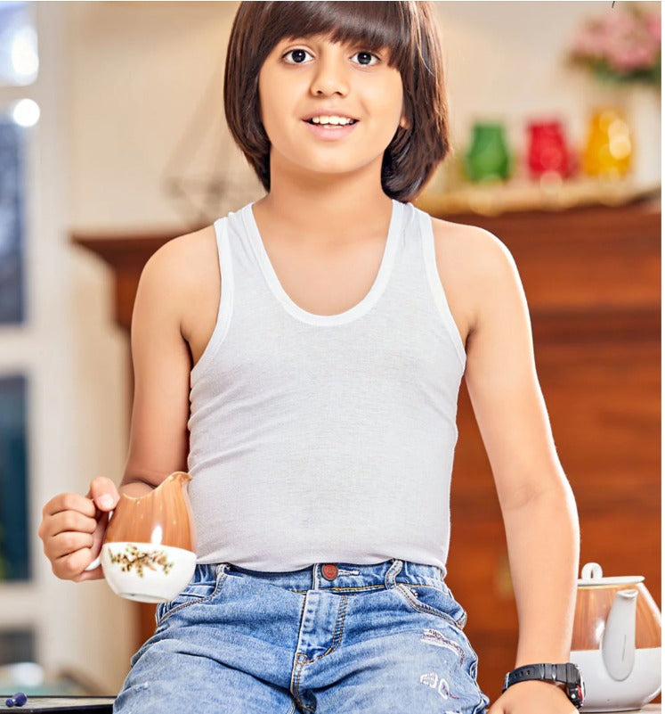 Essa Kids White Vest