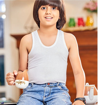 Essa Kids White Vest