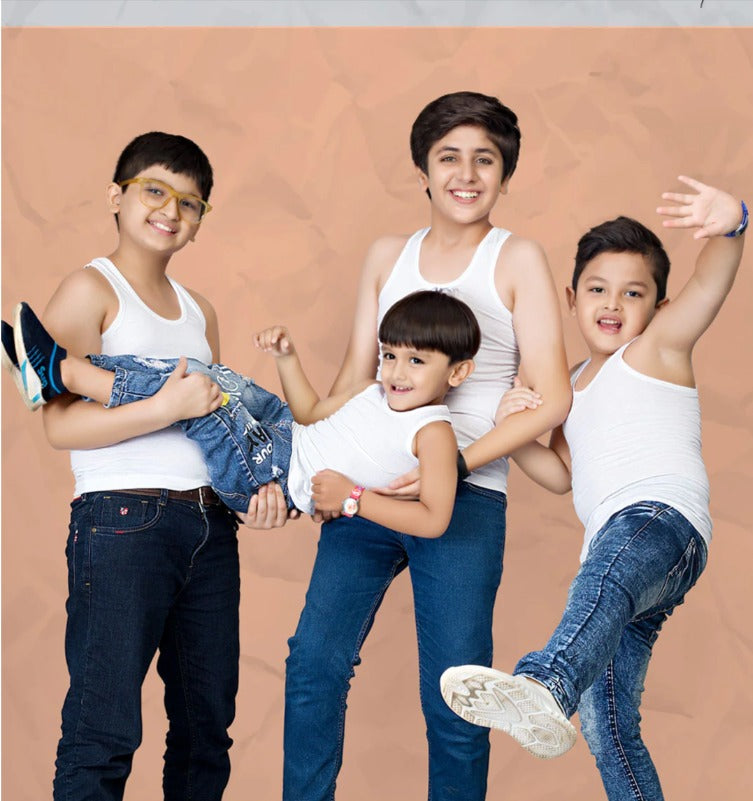 Essa Kids White Vest