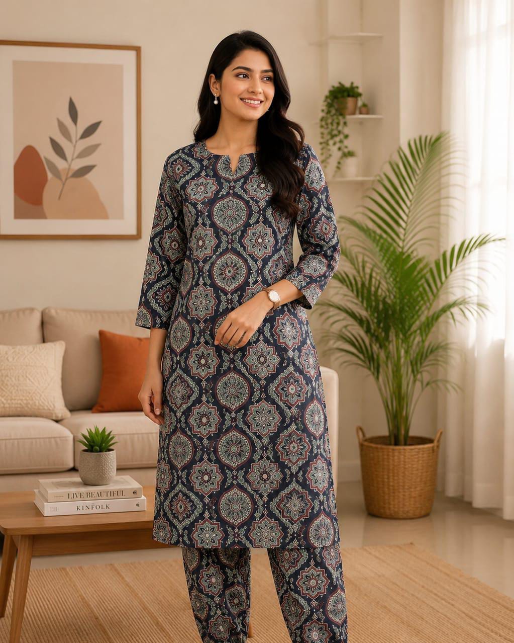 Kalamkari Coord Set (KCS006)