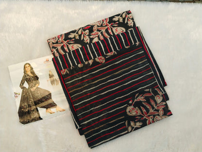 Unstitched Cotton Dress Material Set