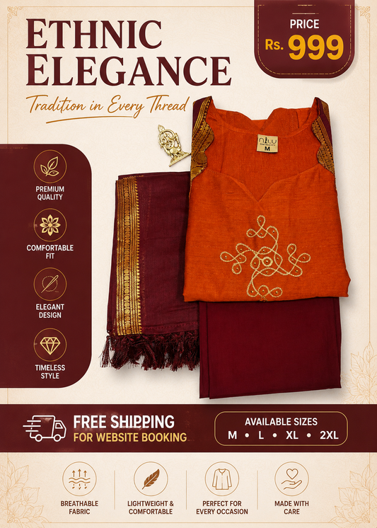 Raw Silk Salwar Set (SS1004)